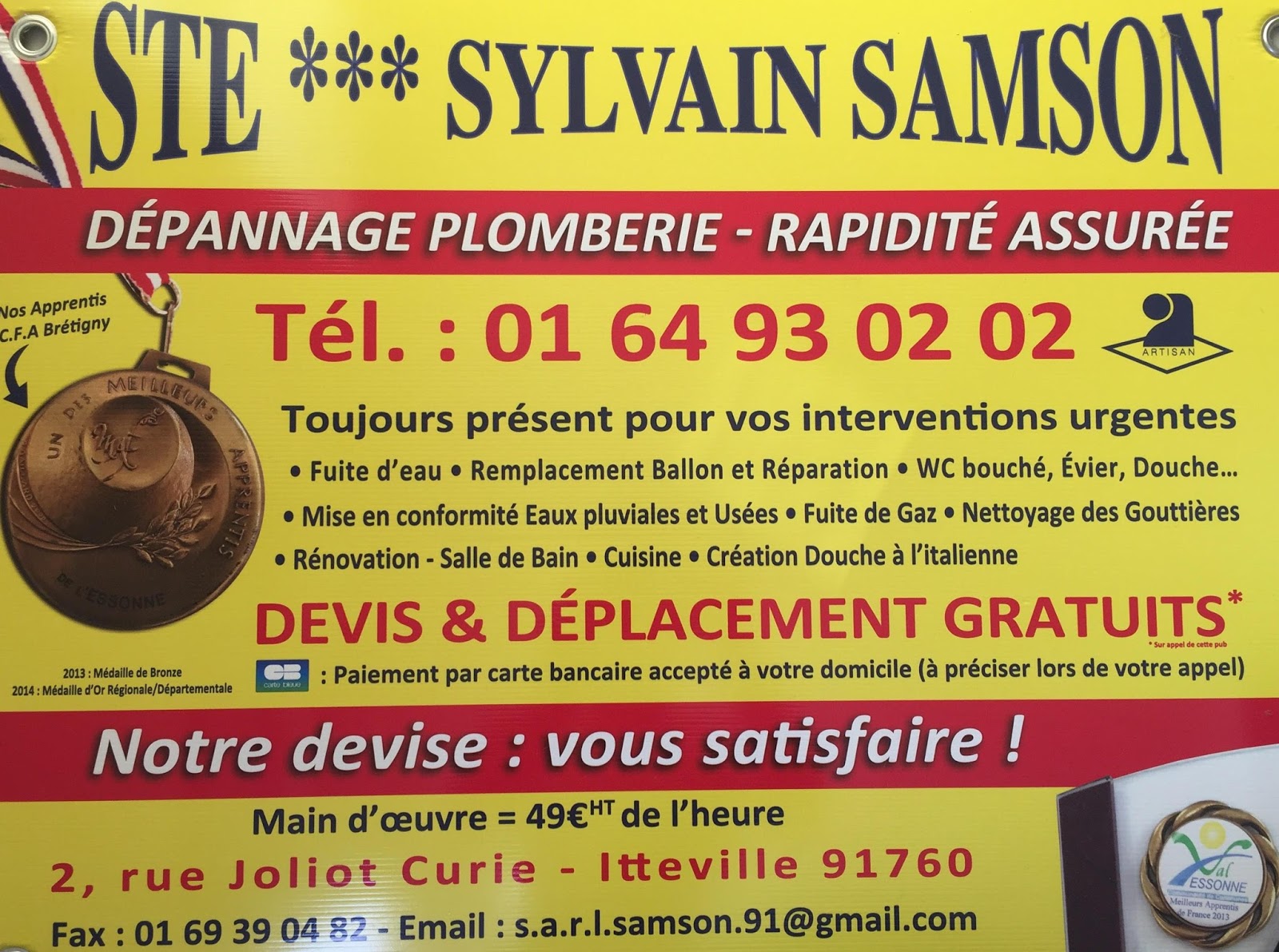 Logo de Sarl Samson Sylvain